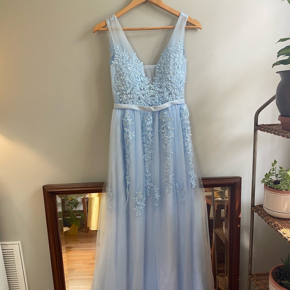 Beautiful baby blue Gown